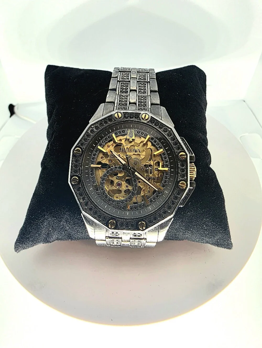 Bulova Octavia Skeleton Automatic Crystal 98A293